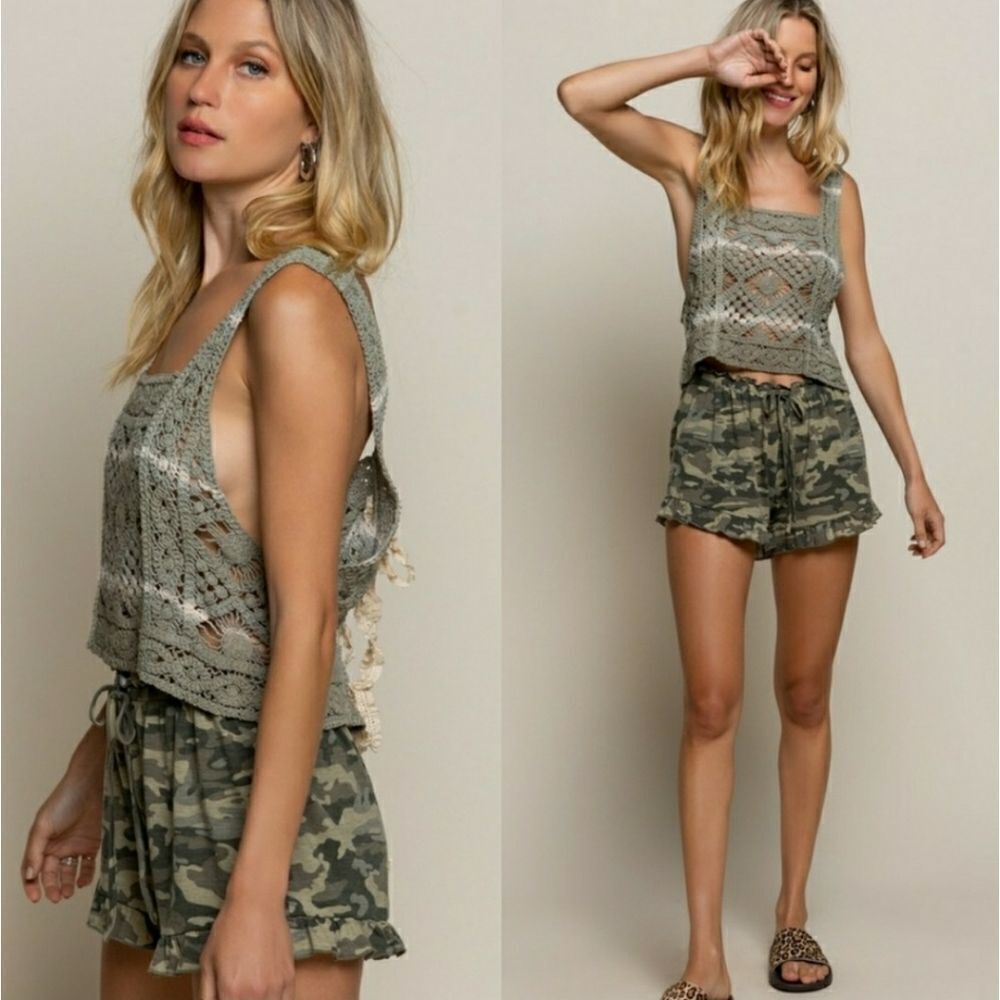 Open knit top - Picture 3 of 5